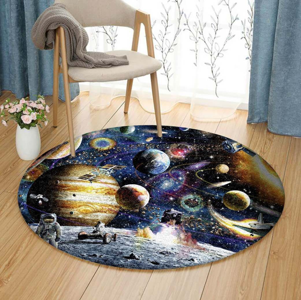 Planet Round Carpet
