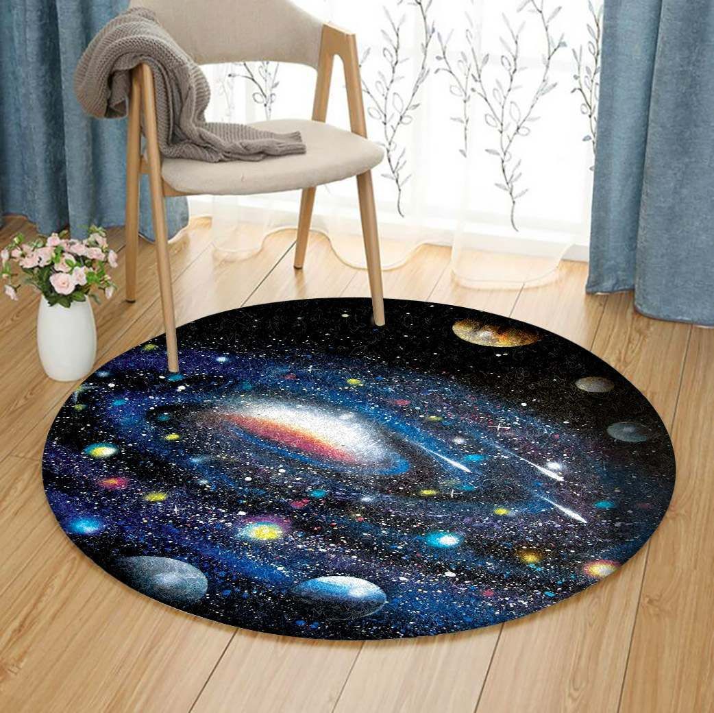 Planet Round Carpet