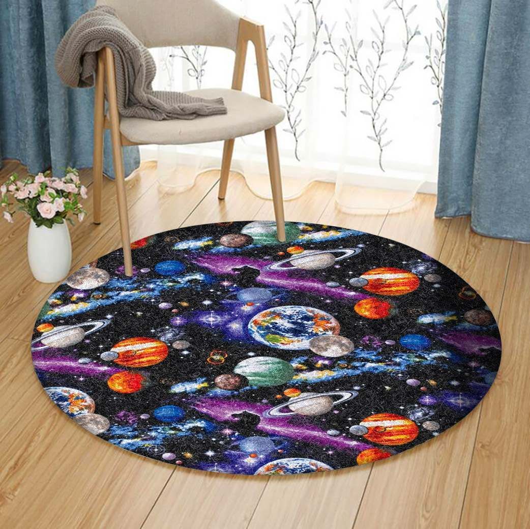 Planet Round Carpet