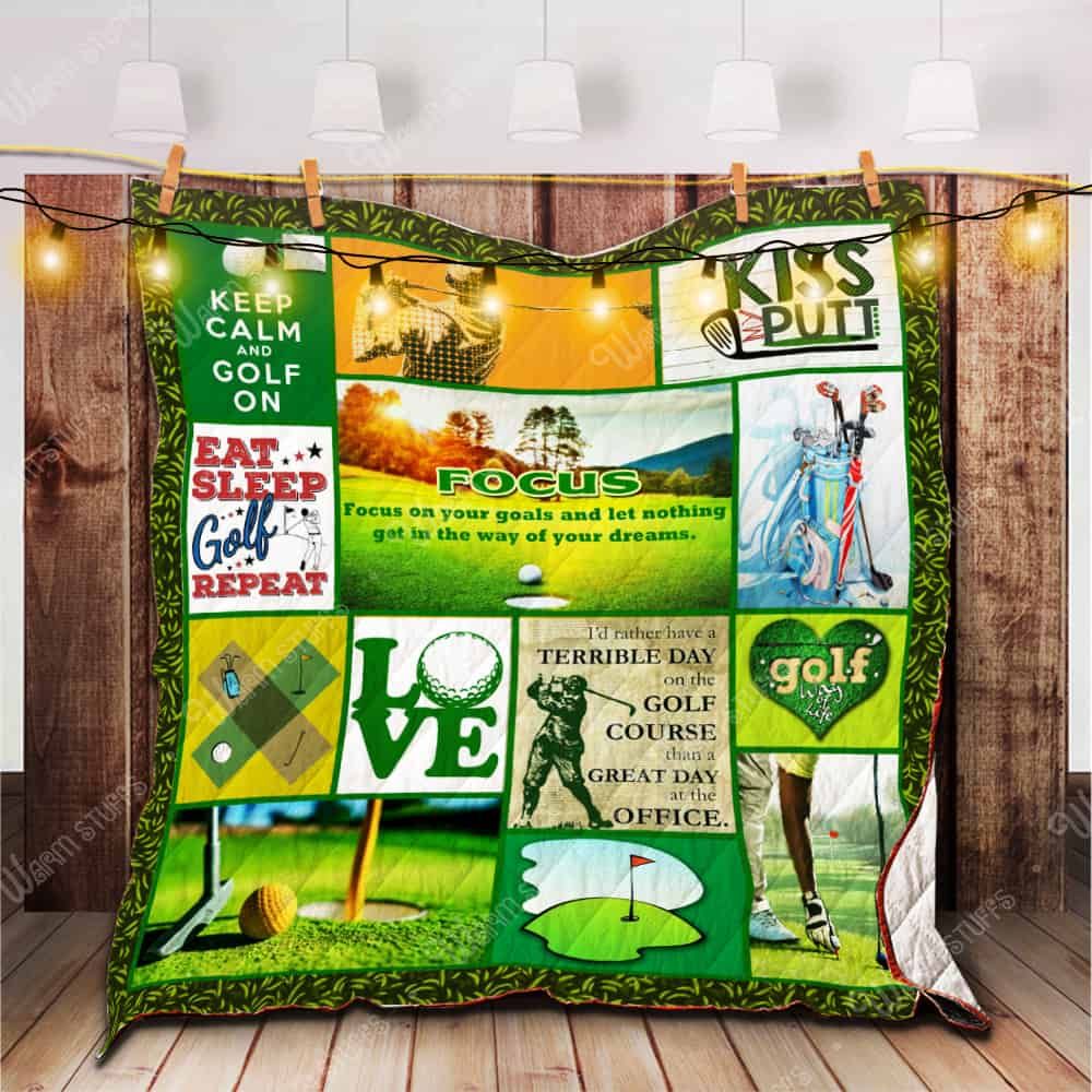Play Golf Passion Quilt Blanket Kp Dhc1312525Dd