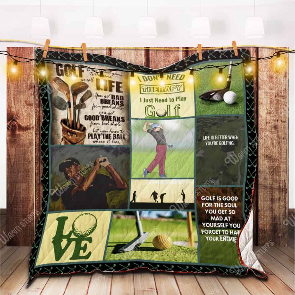 Play Golf Quilt Blanket Kb Dhc1312529Dd