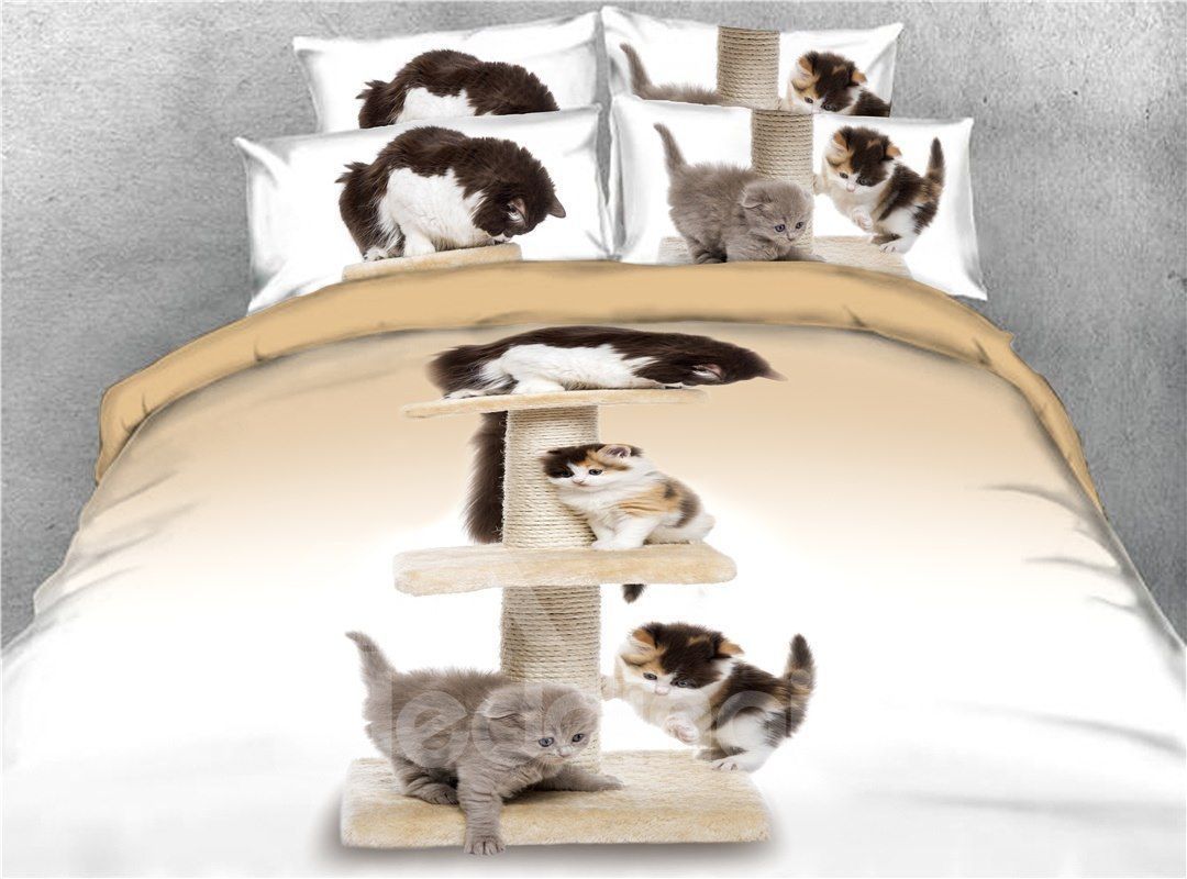 Playing Cats Bedding Set