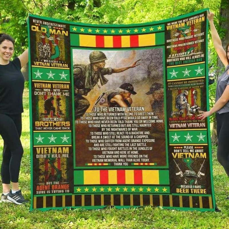 Please Don’t Tell Me Vietnam Because I Have Been There Fleece Blanket