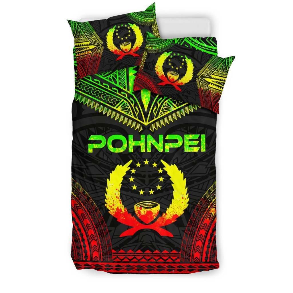 Pohnpei Polynesian Chief Bedding Set