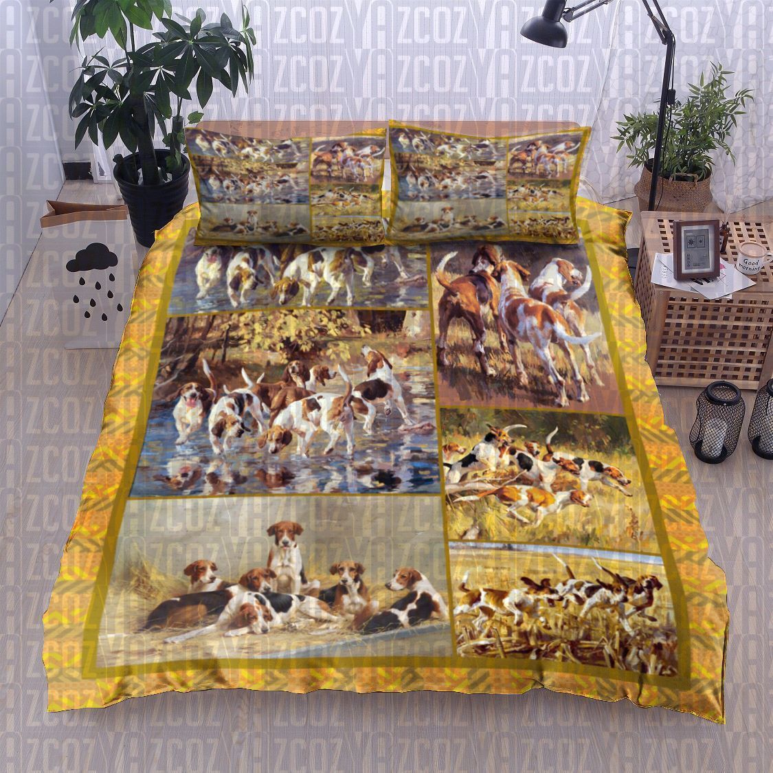 Pointer Dog Bedding Set