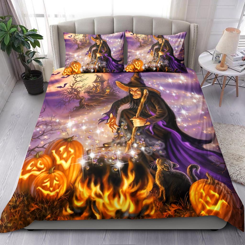 Poison Cauldron Witchcrafting Bedding Set