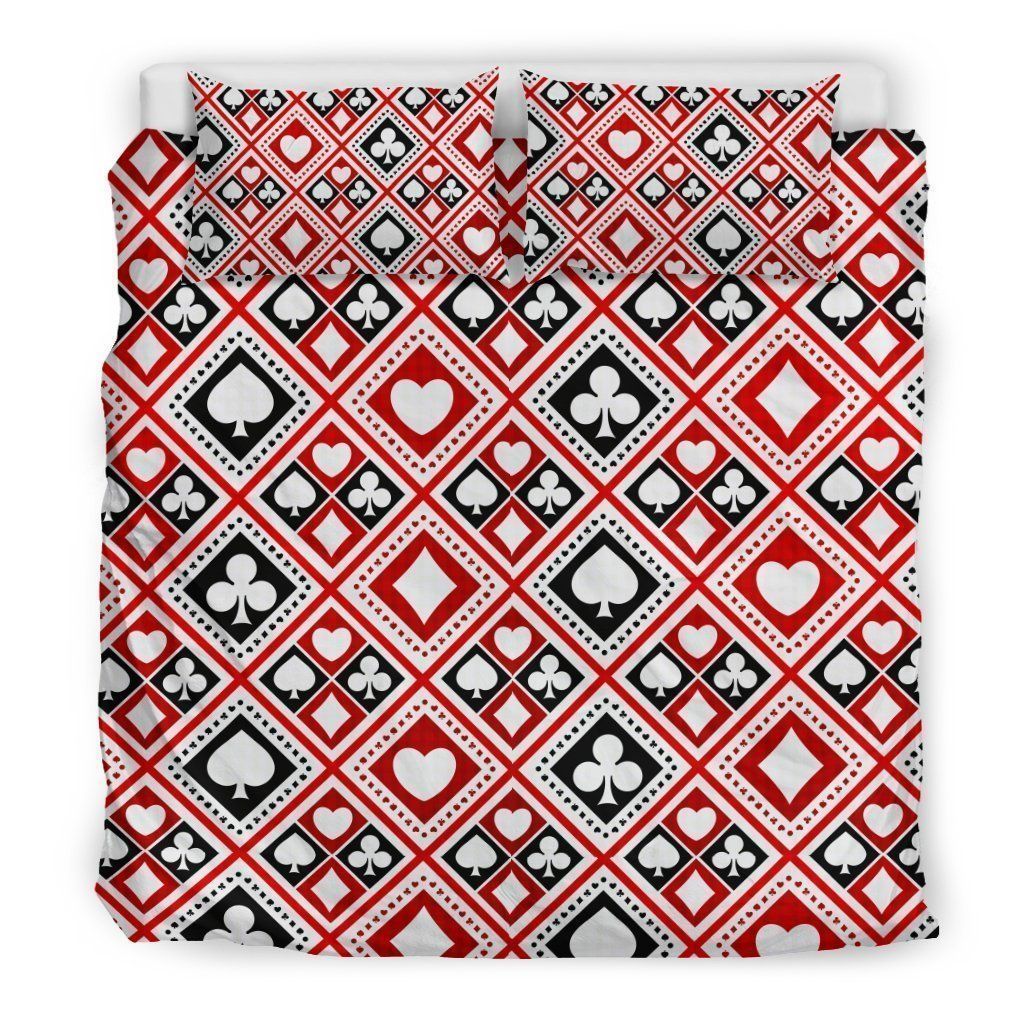 Poker Playing Card Casino Bedding Set