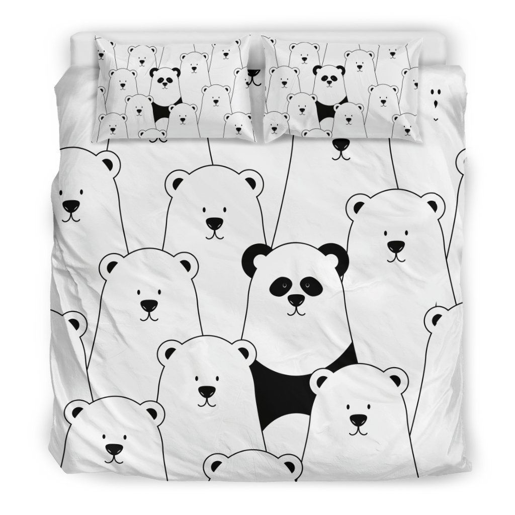Polar Bear Panda Bedding Set