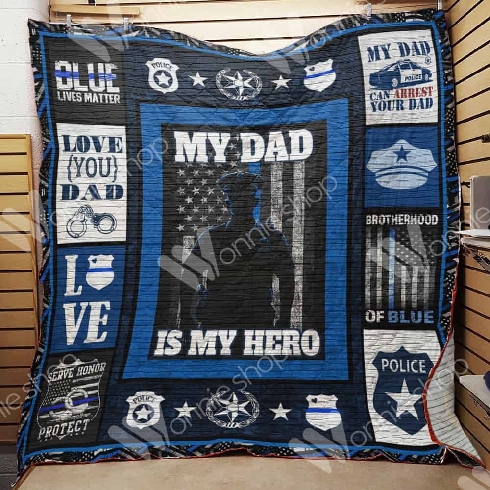 Police Dad Quilt Blanket DHC1102104TD