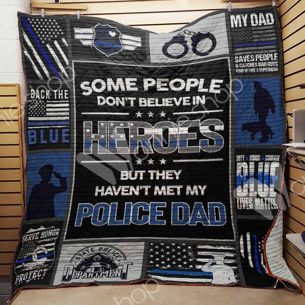Police Dad Quilt Blanket DHC1102124TD