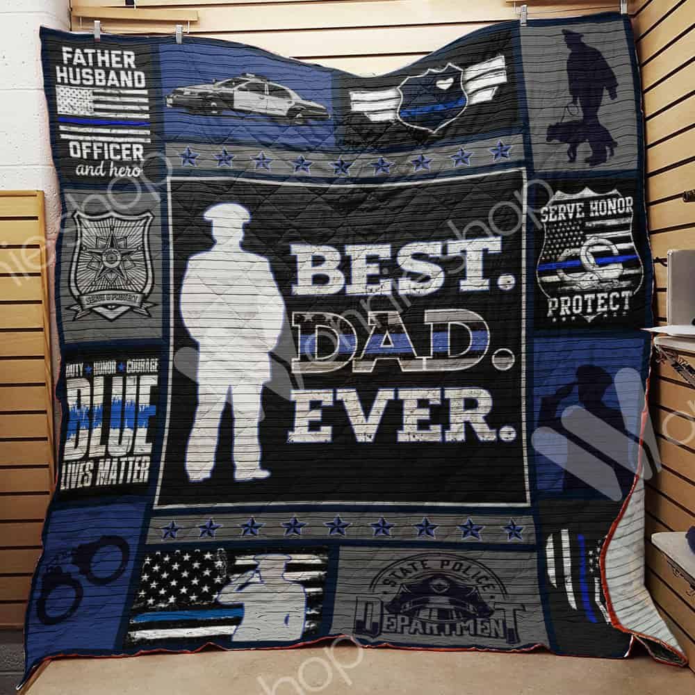 Police Dad Quilt Blanket DHC1102167TD