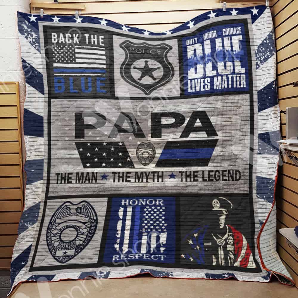 Police Dad Quilt Blanket DHC1102169TD