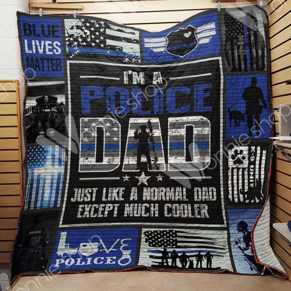 Police Dad Quilt Blanket DHC1102182TD
