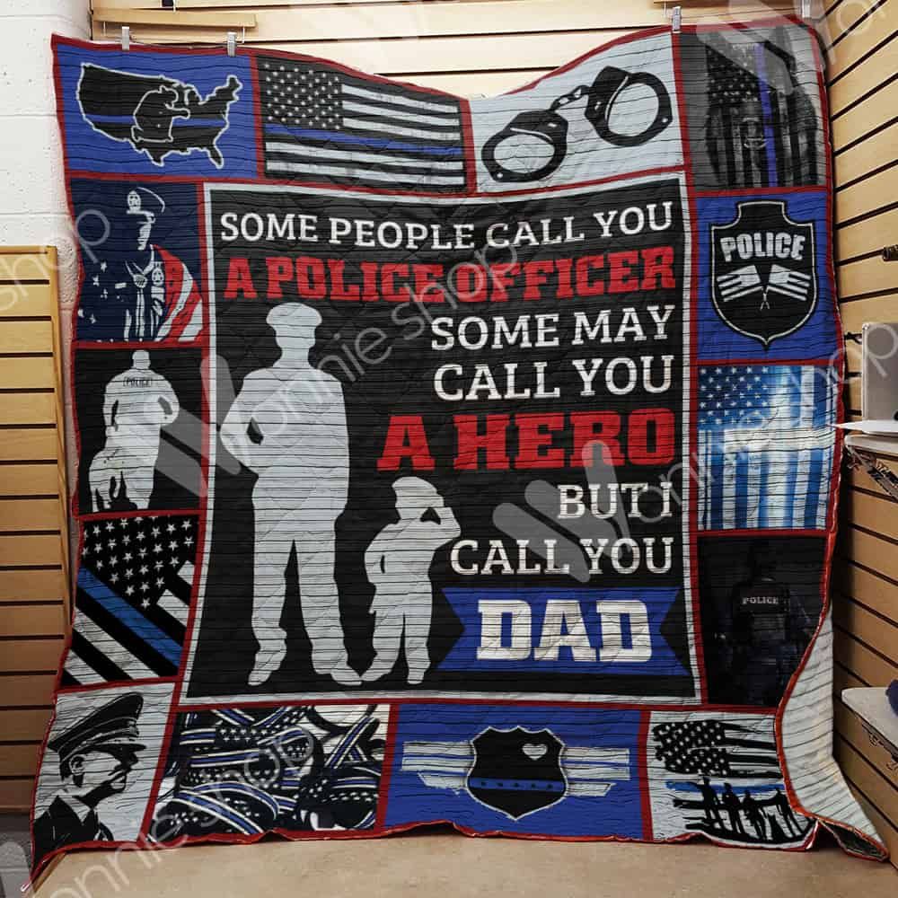 Police Dad Quilt Blanket DHC110281TD
