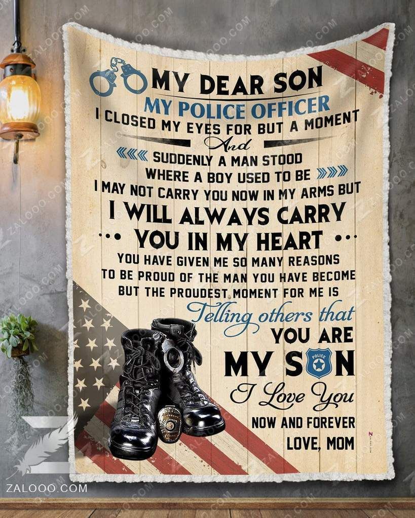 Police Fleece Blanket