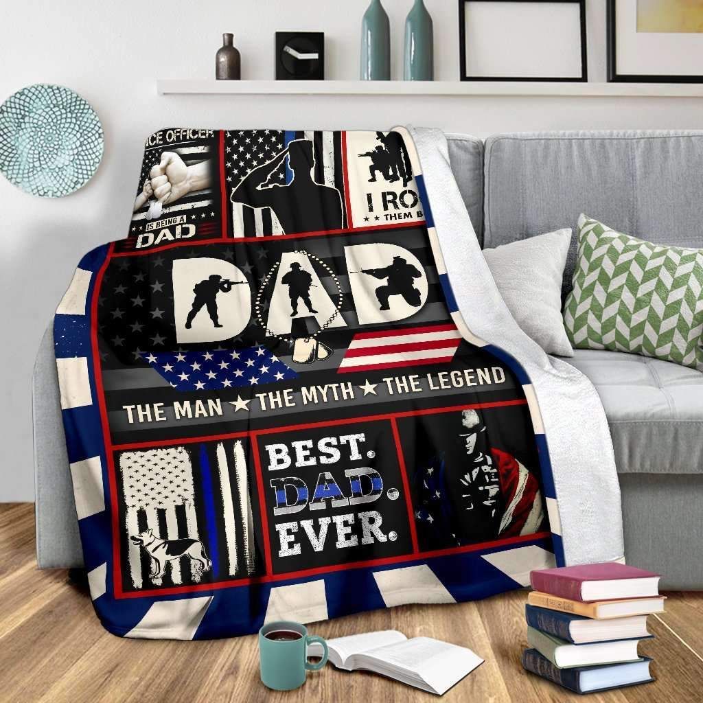 Police Fleece Blanket