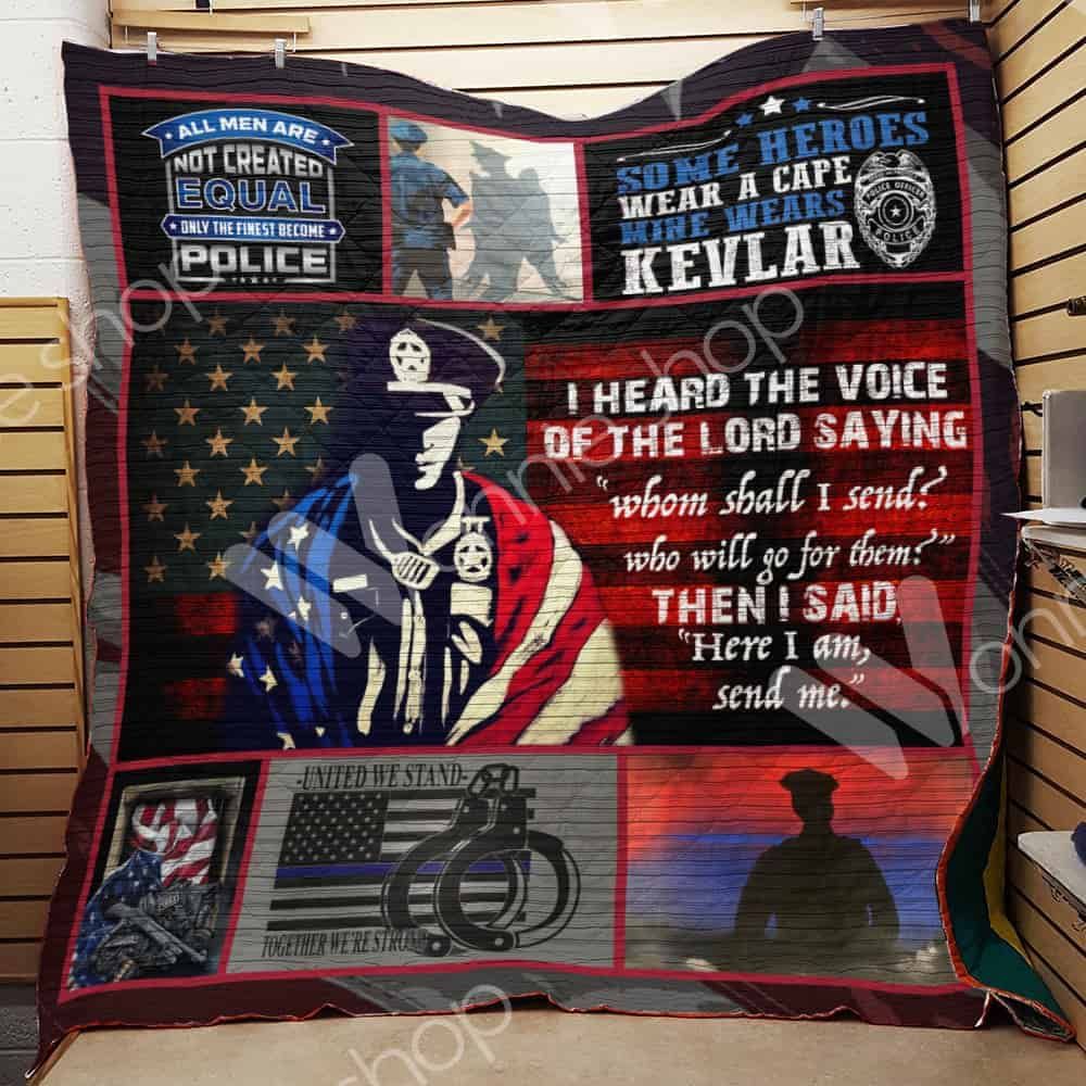 Police Officer Quilt Blanket DHC1102857TD