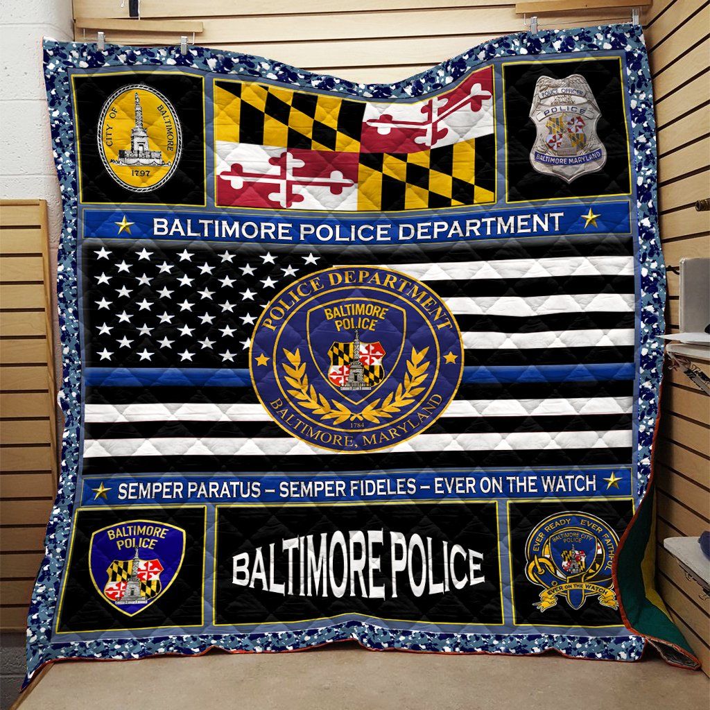 Police Quilt Blanket DHC0910629VT