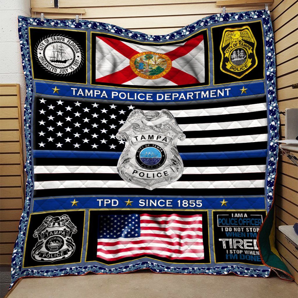 Police Quilt Blanket DHC0910636VT