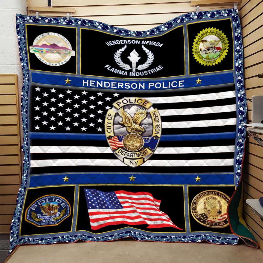 Police Quilt Blanket DHC0910675VT