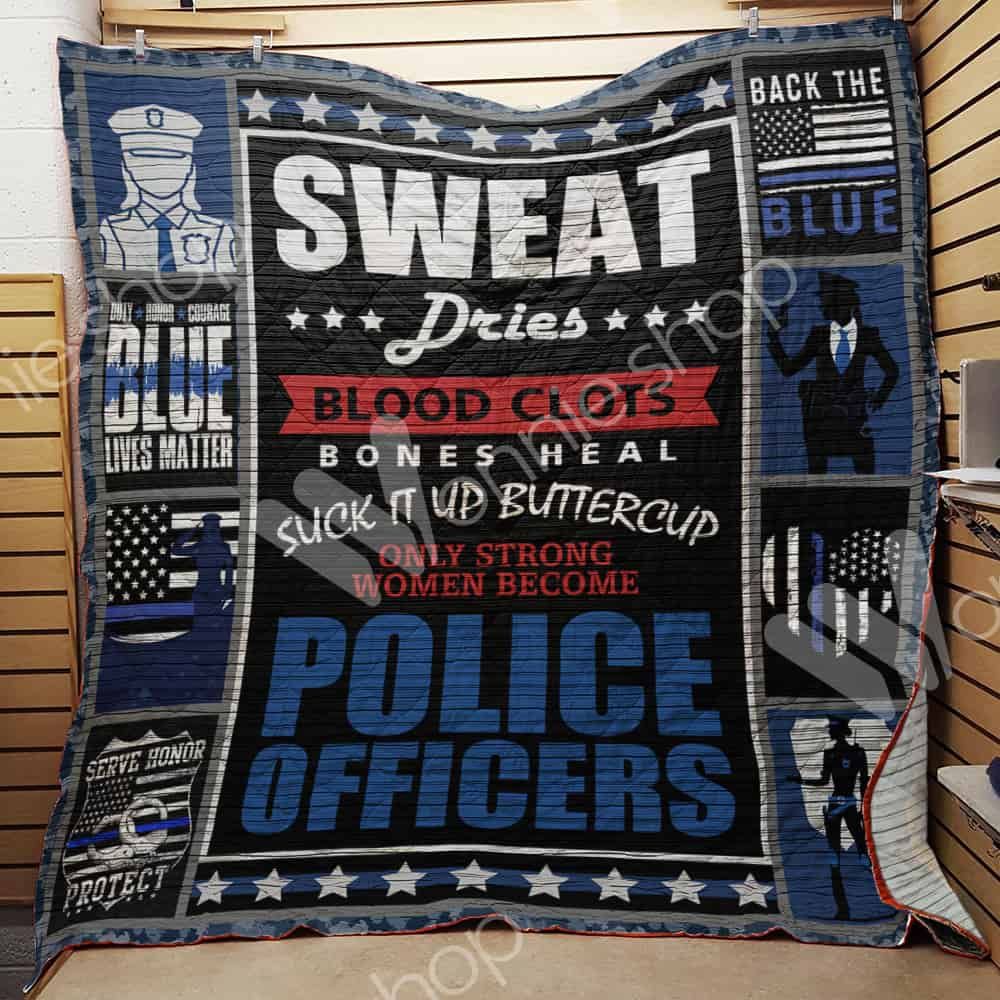 Police Quilt Blanket DHC1102113TD