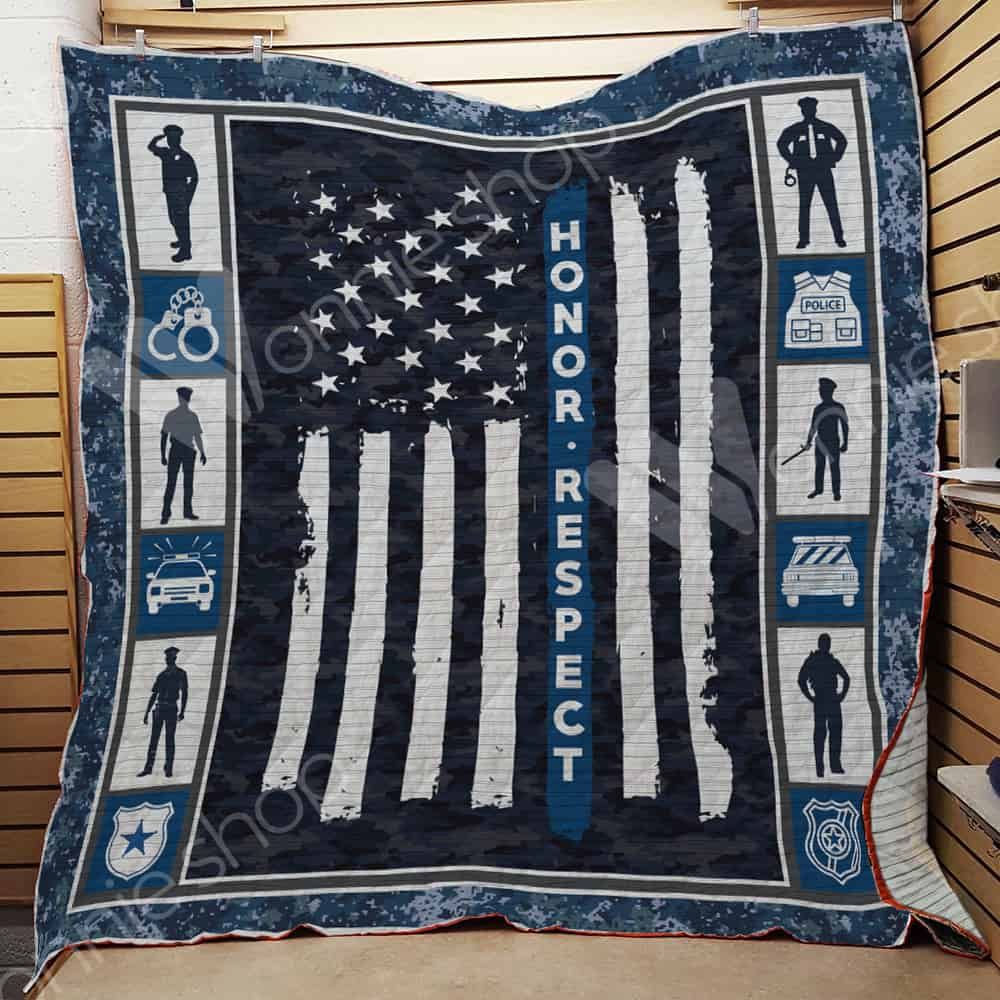 Police Quilt Blanket DHC1102140TD