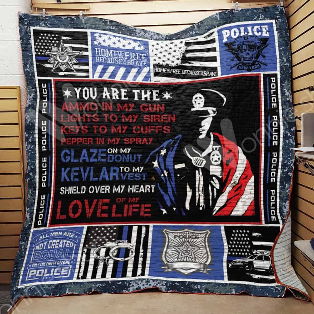 Police Quilt Blanket DHC1102142TD