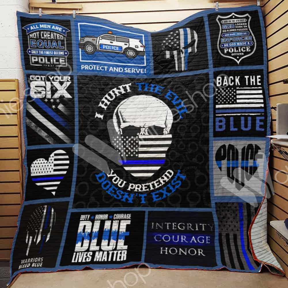 Police Quilt Blanket DHC1102166TD