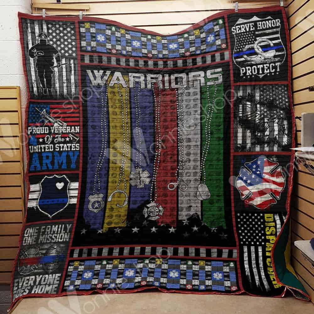 Police Quilt Blanket DHC1102842TD