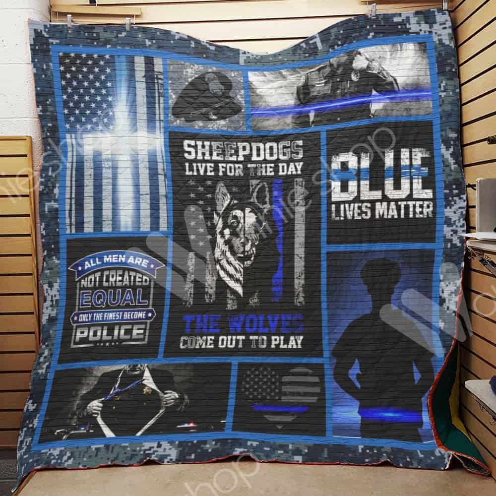Police Quilt Blanket DHC1102871TD