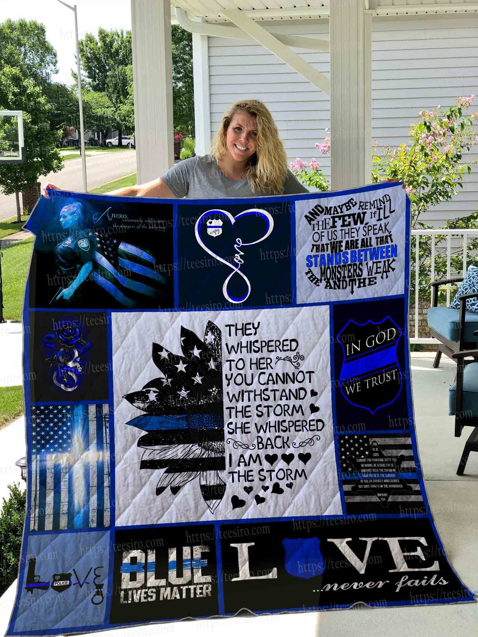 Police Quilt Blanket DHC1501732VT