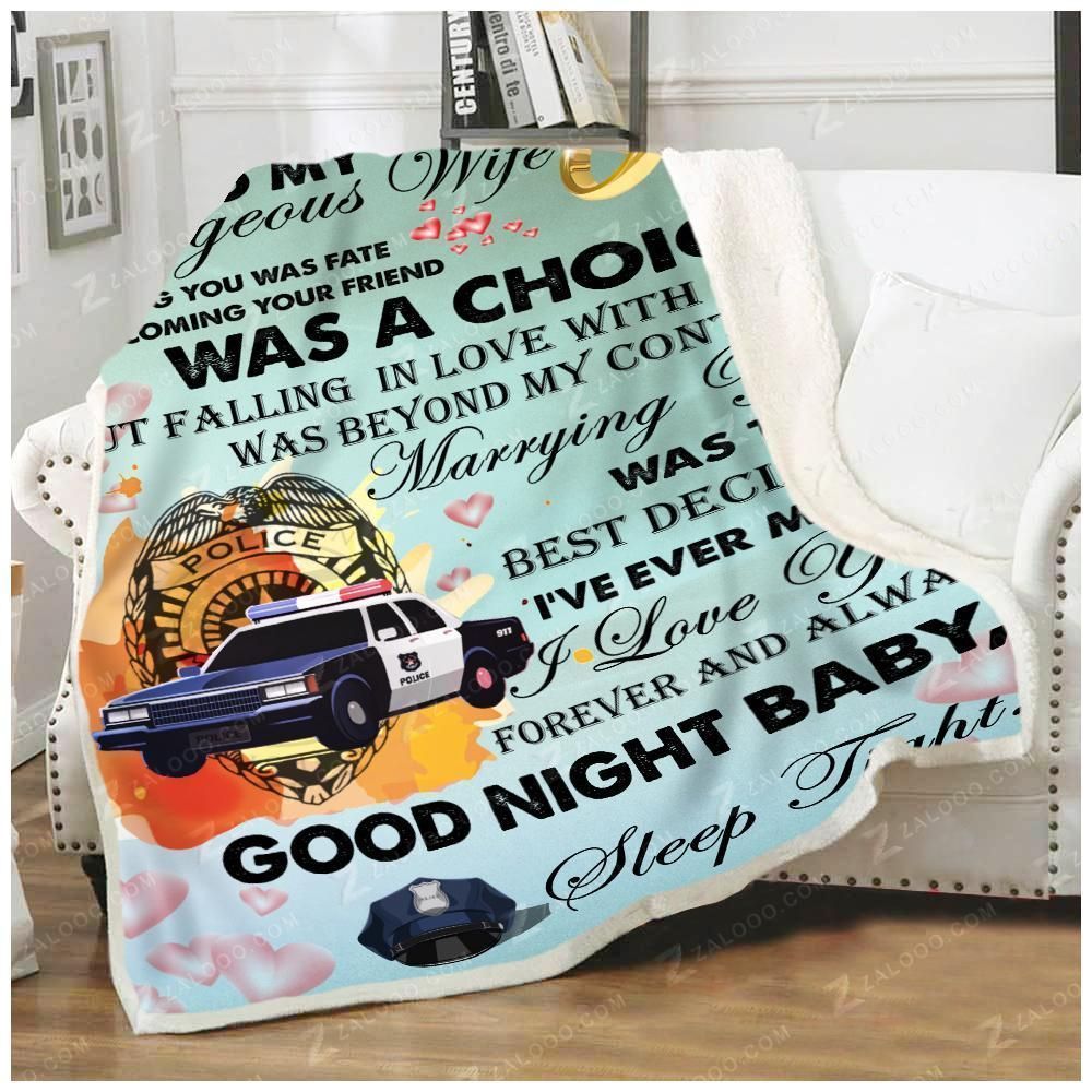 Police – The Best Decision I’Ve Ever Made Fleece Blanket