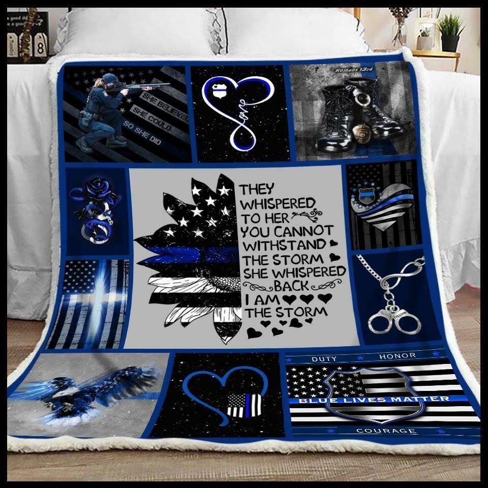 Police – They Whisper Sherpa Fleece Blanket