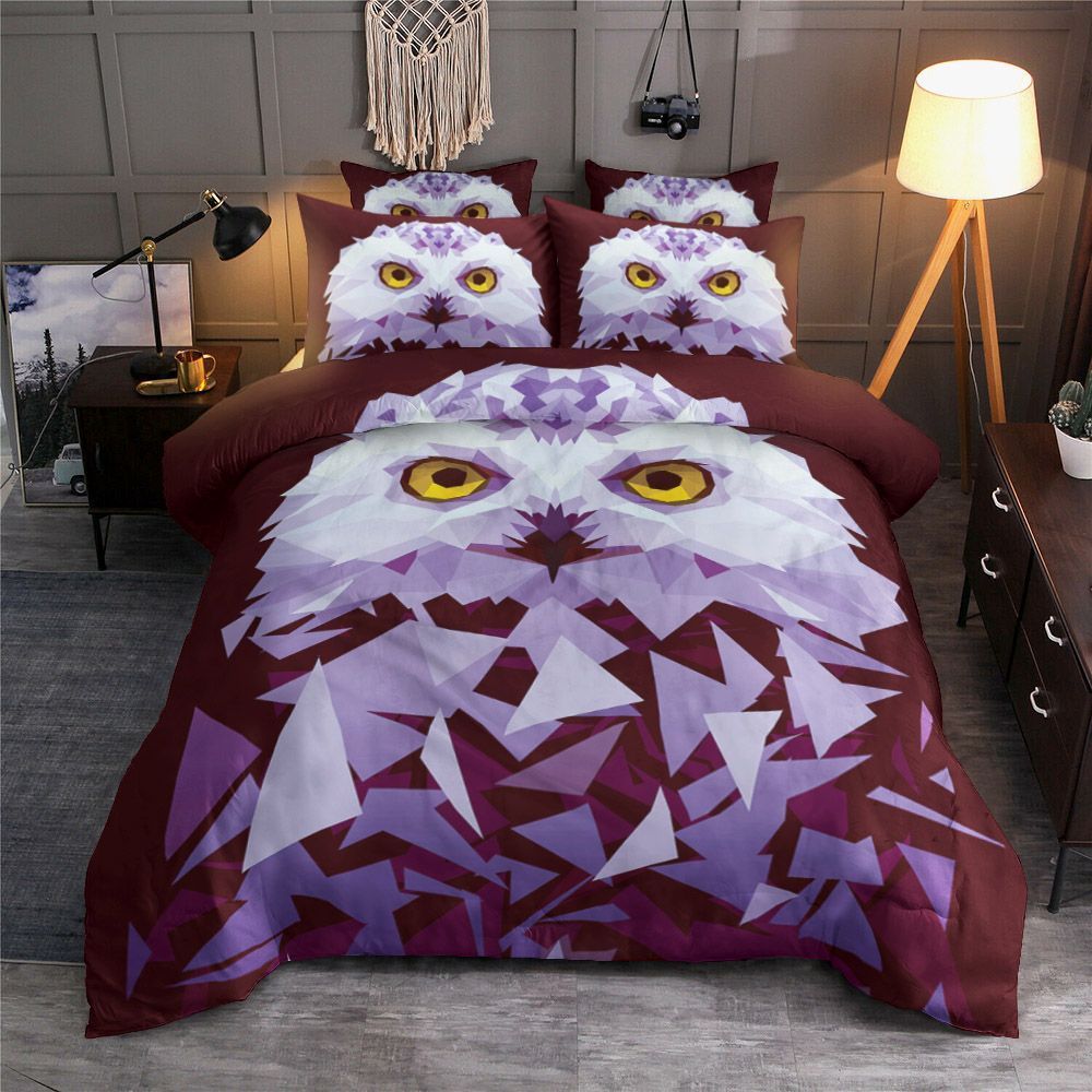 Polygon Owl Bedding Set