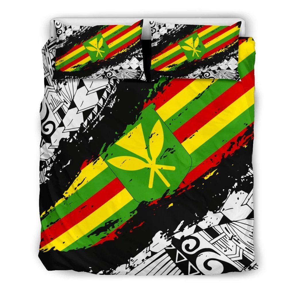 Polynesian Kanaka Flag Bedding Set