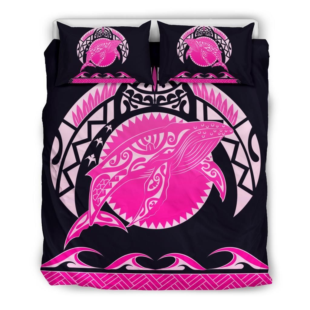 Polynesian Shark Hawaii Pink Hi Style Bedding Set