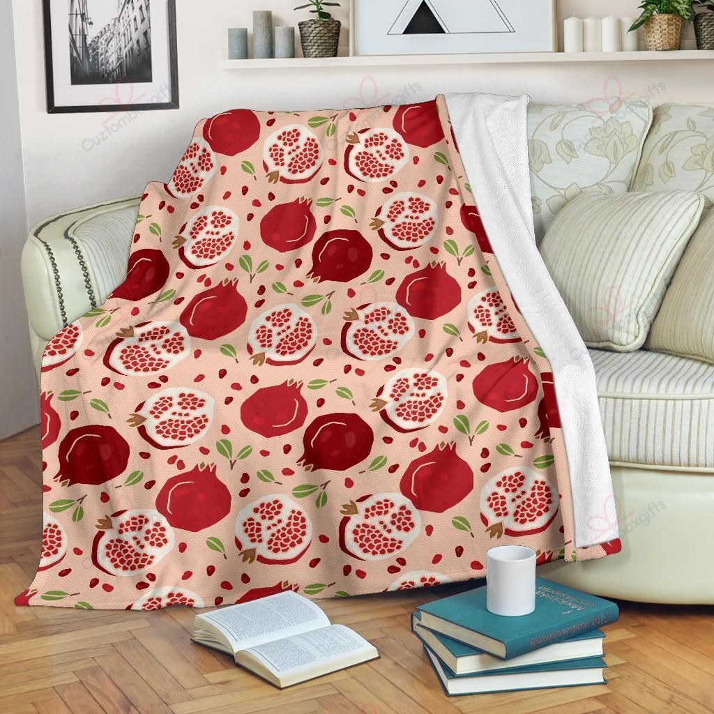 Pomegranate Fleece Blanket