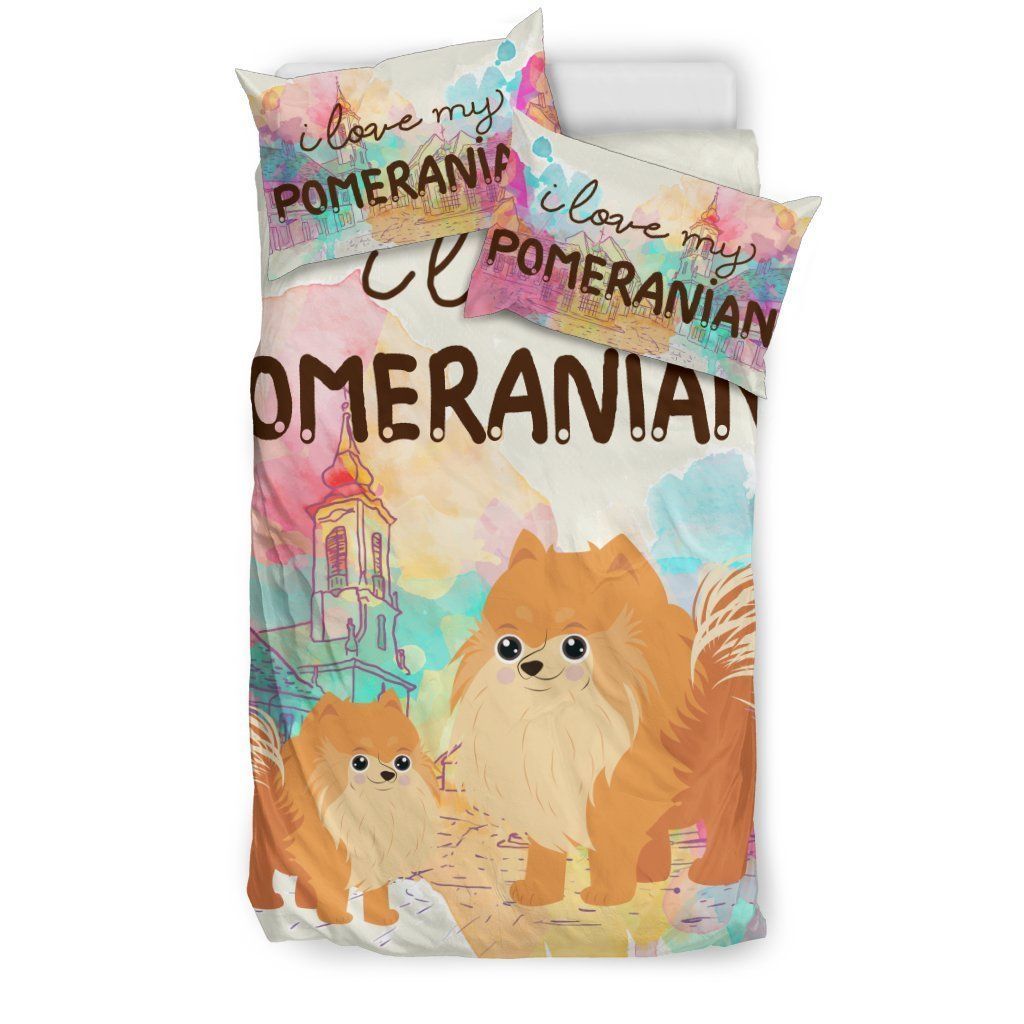 Pomeranian Bedding Set