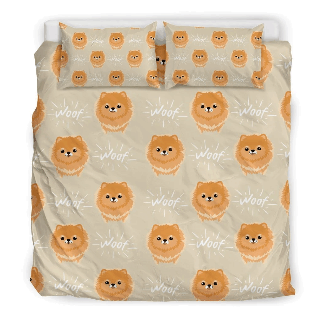 Pomeranian Dog Bedding Set