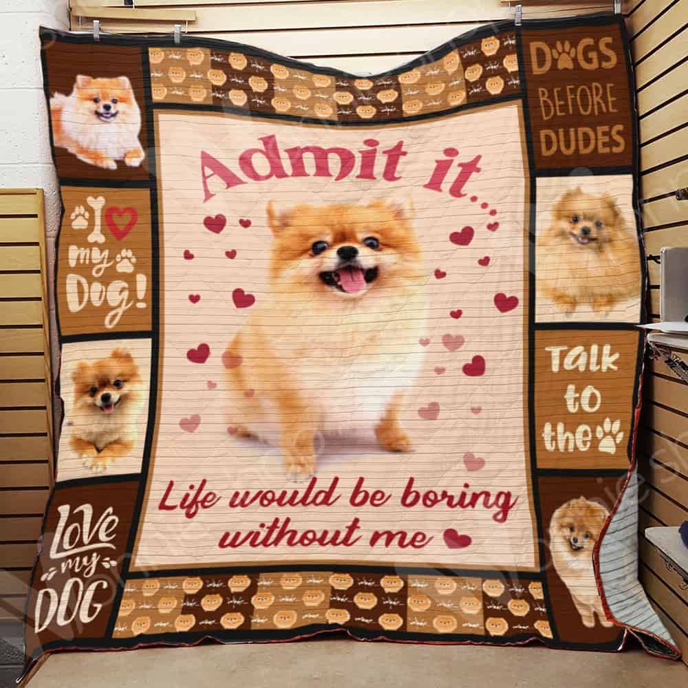Pomeranian Dog Quilt Blanket DHC05021257TD