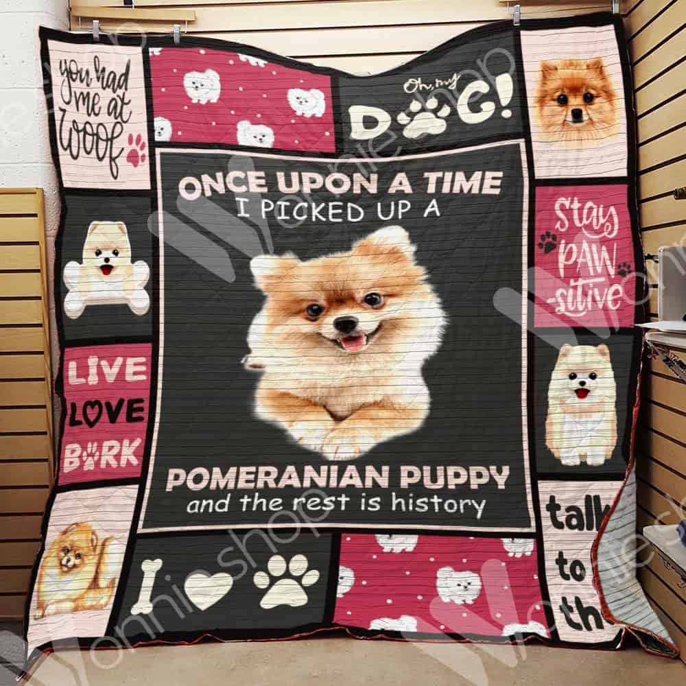 Pomeranian Dog Quilt Blanket DHC0602603TD