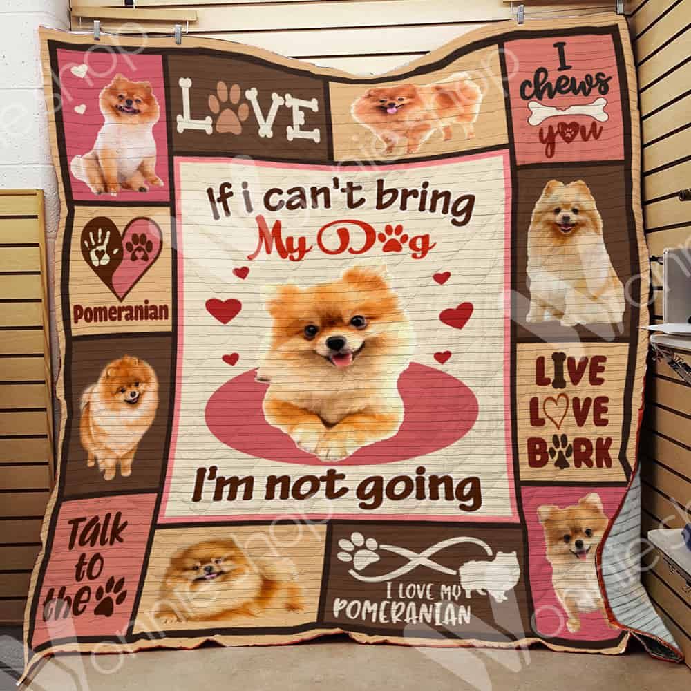 Pomeranian Dog Quilt Blanket DHC0602619TD