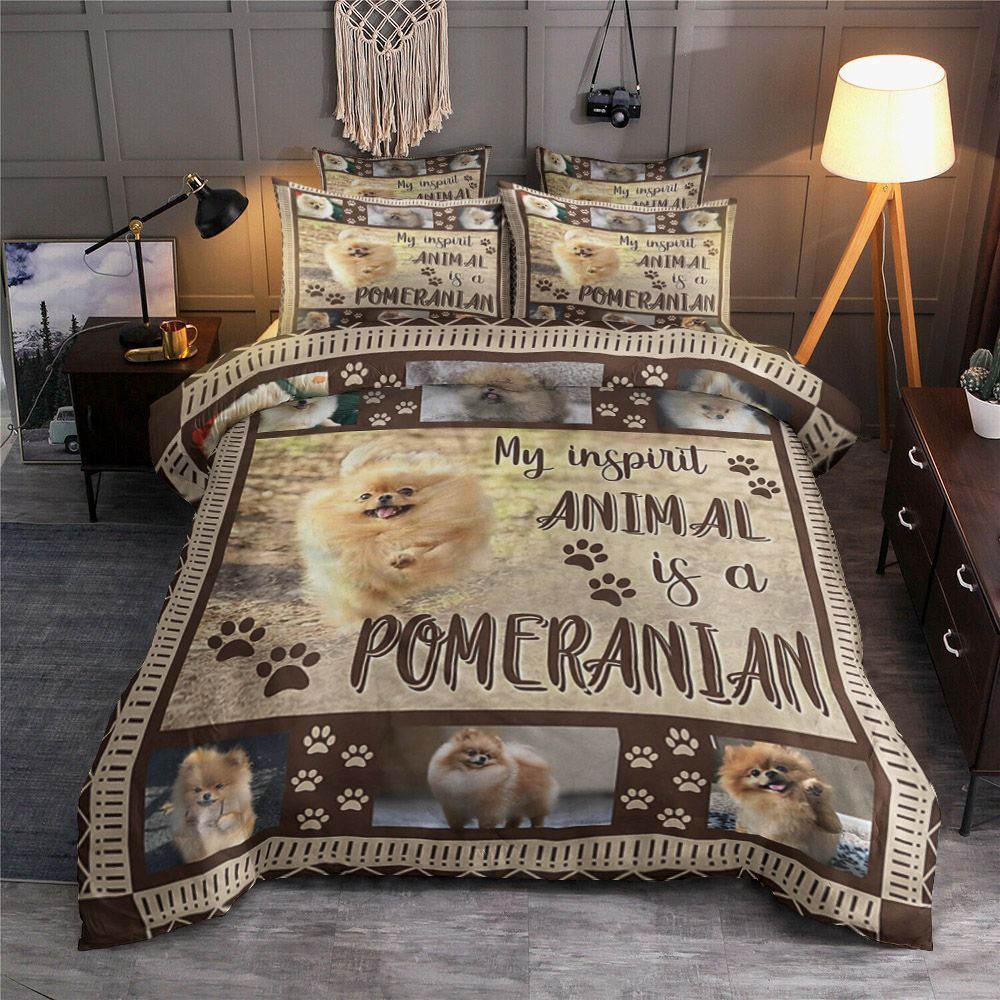 Pomeranian My Inspirit Animal Is Bedding Set