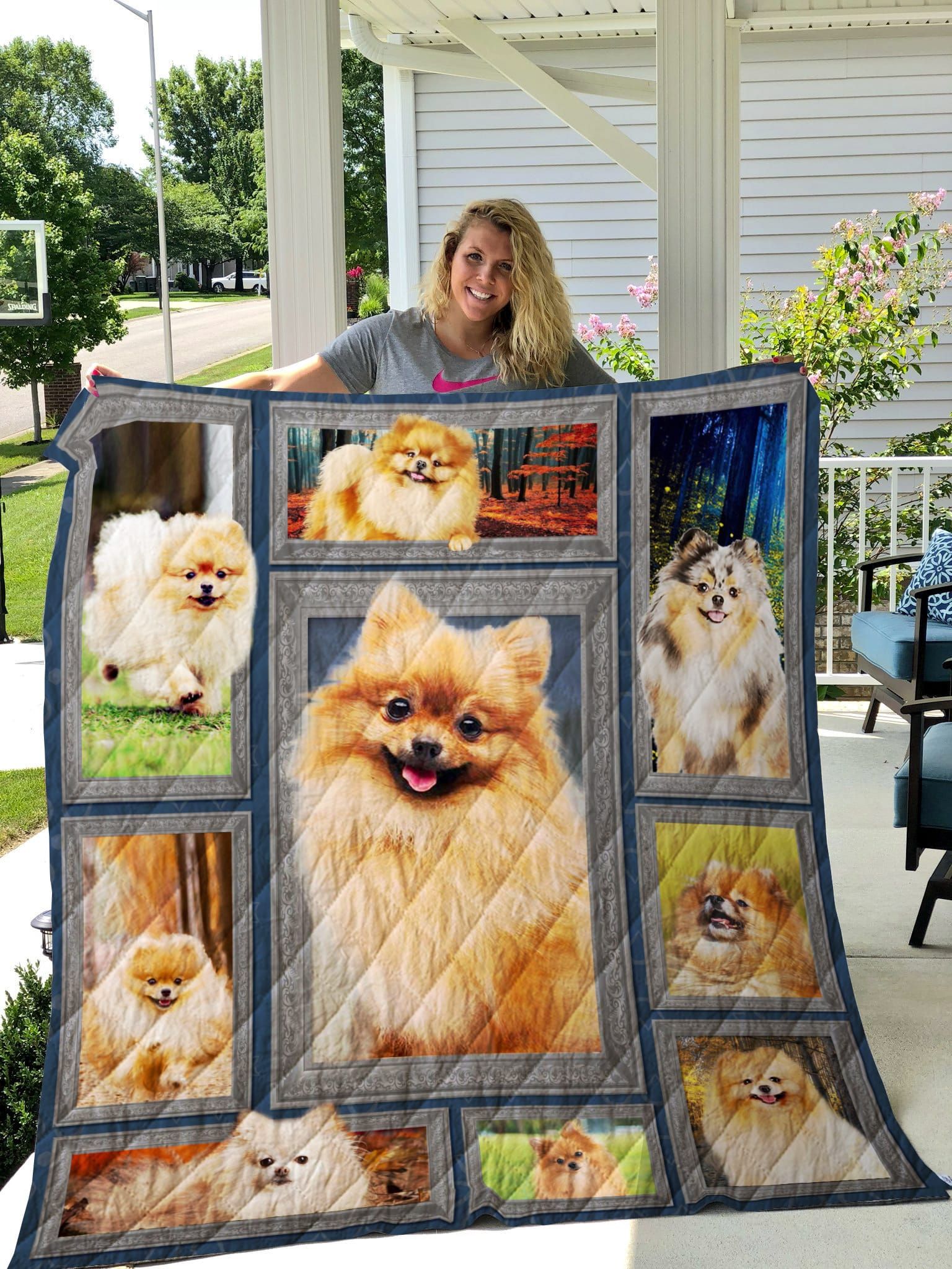 Pomeranian Quilt Blanket DHC13121918VT