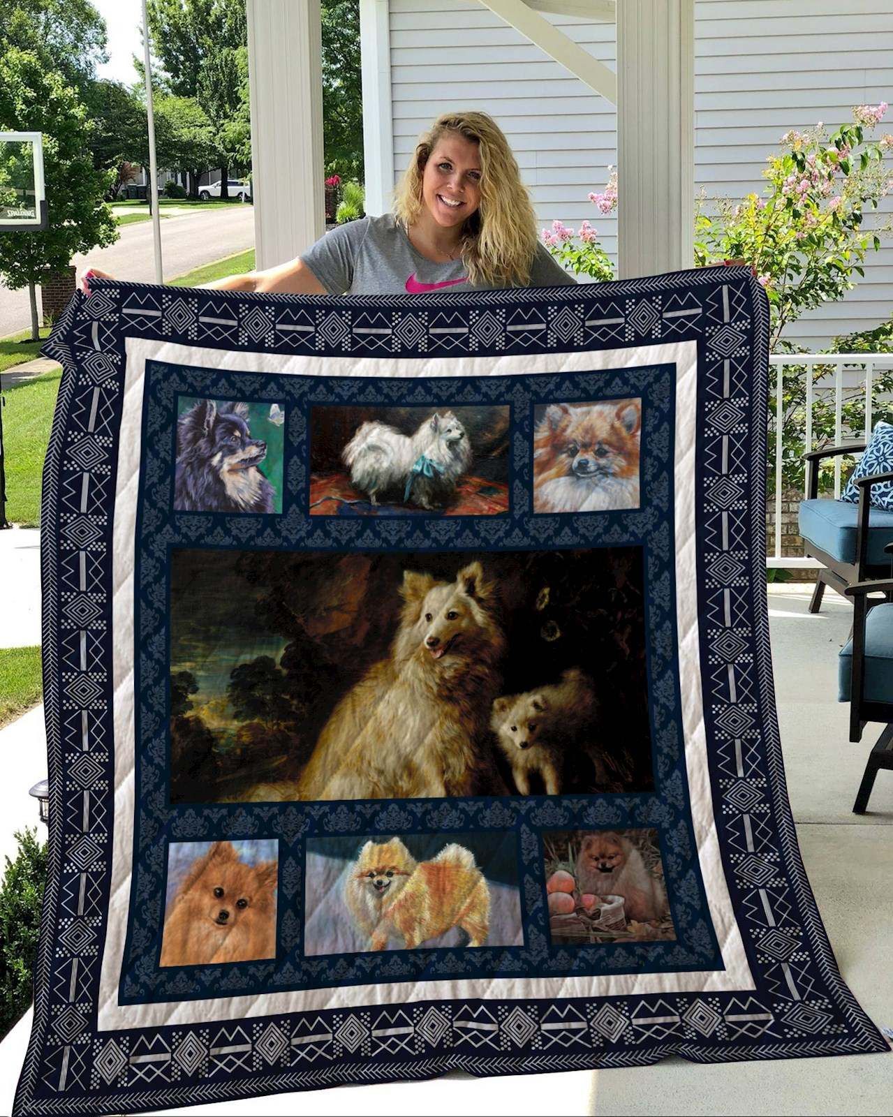 Pomeranian Quilt Blanket DHC2911280VT