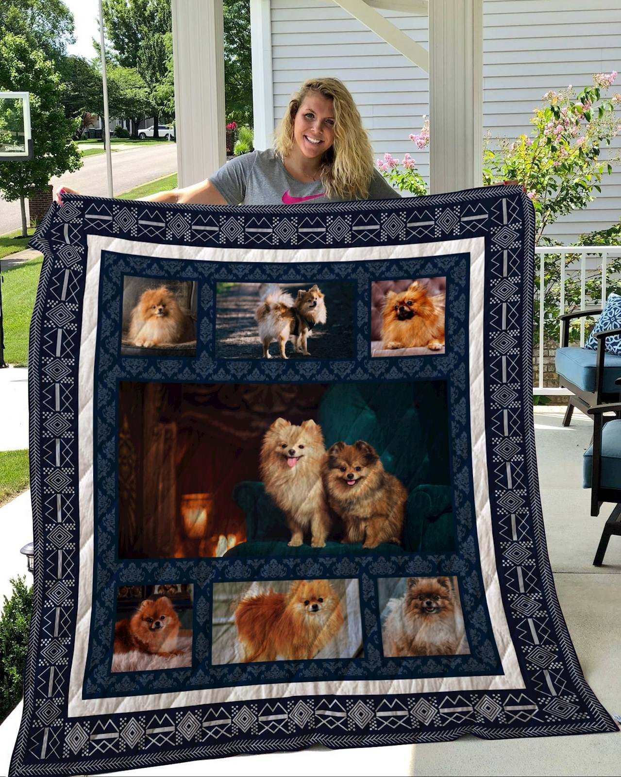 Pomeranian Quilt Blanket DHC2911281VT