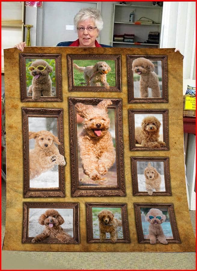 Poodle Be Your Friend Quilt Blanket DHC31121573TD