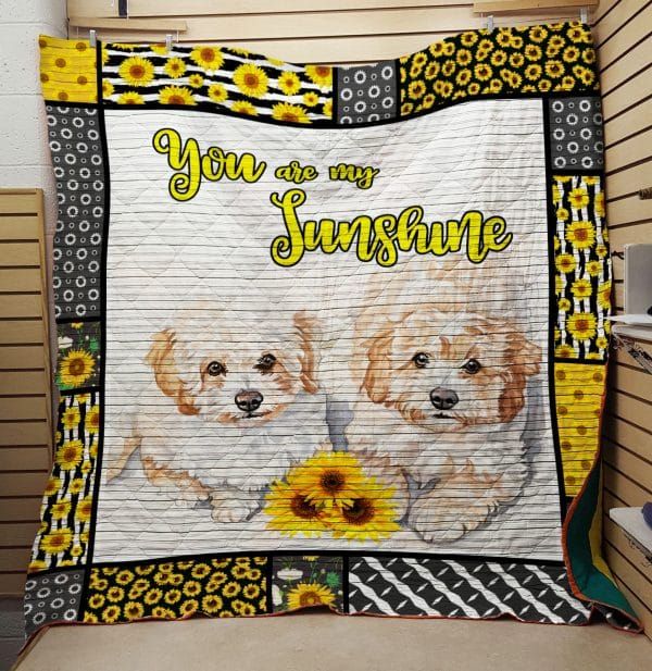Poodle Beautiful In Sunflower Quilt Blanket DHC0201201327TD