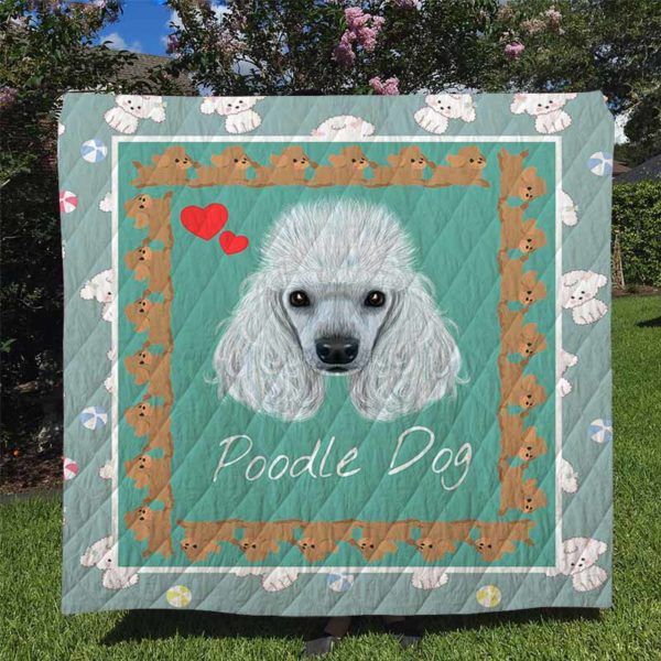 Poodle Beautiful Poodle Quilt Blanket DHC3112524TD