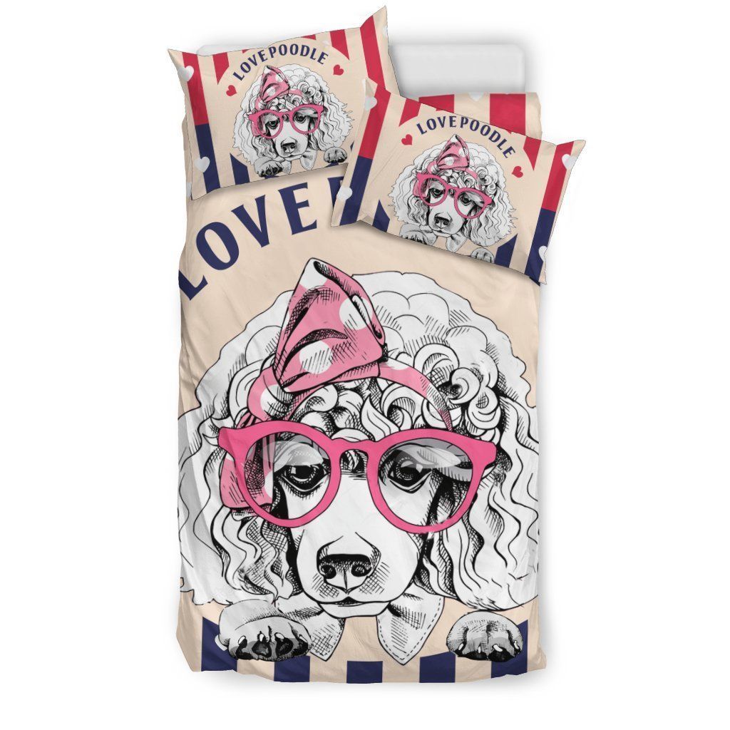 Poodle Bedding Set